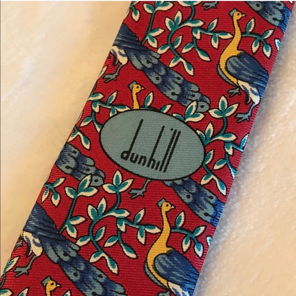 Dunhill men’s silk tie